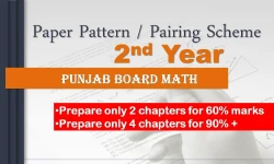 2nd year Math pairing scheme and paper pattern 2024