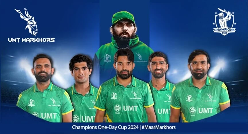 UMT Becomes Official Team Sponsor of Markhors in the PCB Champions Cup 2024