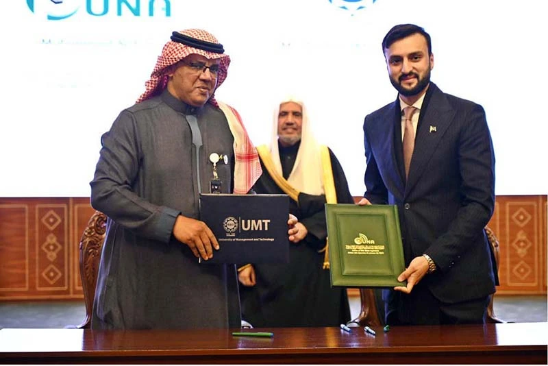 Chairman & President UMT Signs MoU with Muslim World League to Promote Girls Education