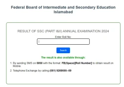 Federal Board FBISE 9th Result 2024