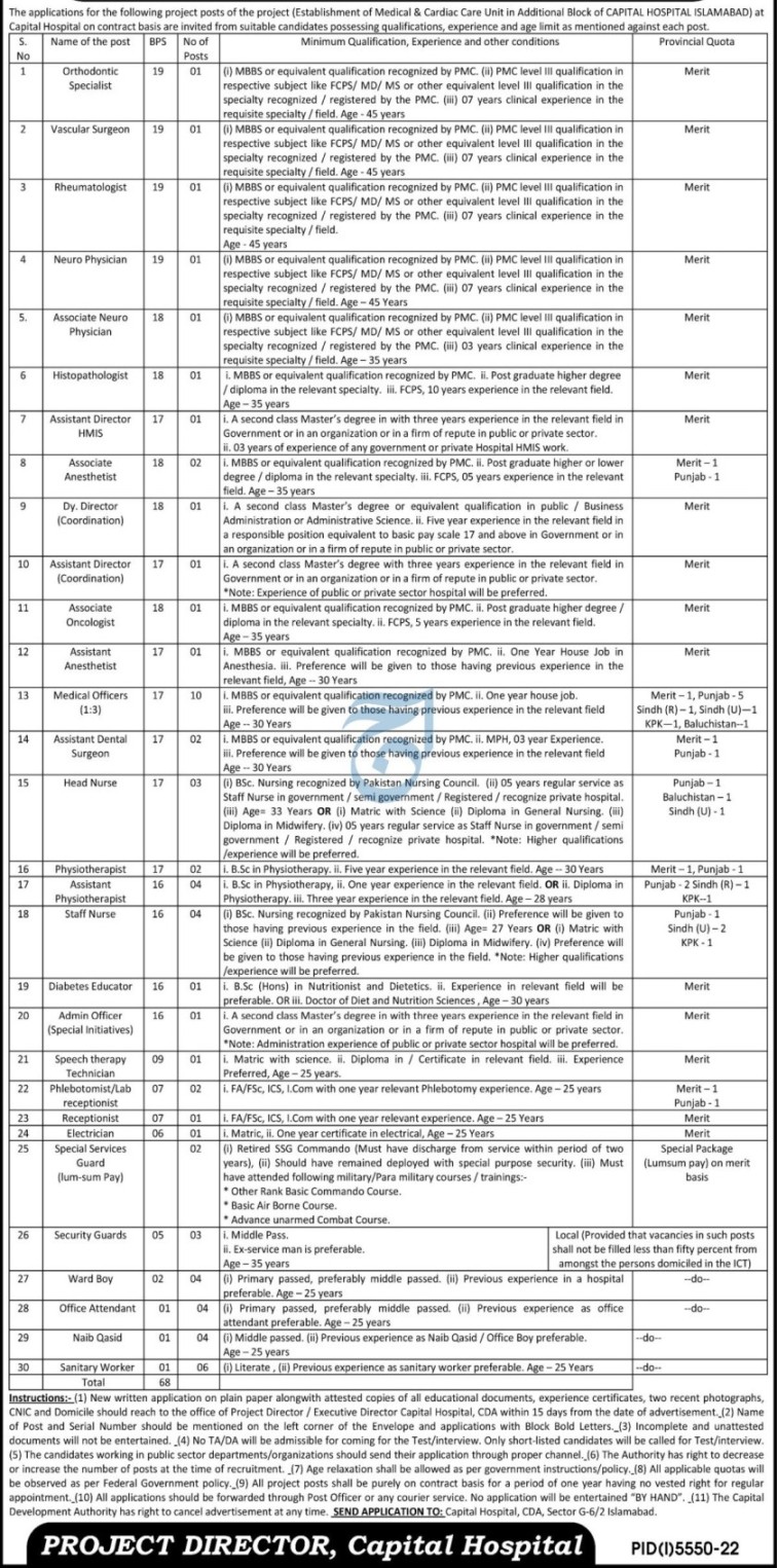 Capital Hospital Announces Medical Staff Jobs 2024   Capital Hospital Jobs 14 3 23 