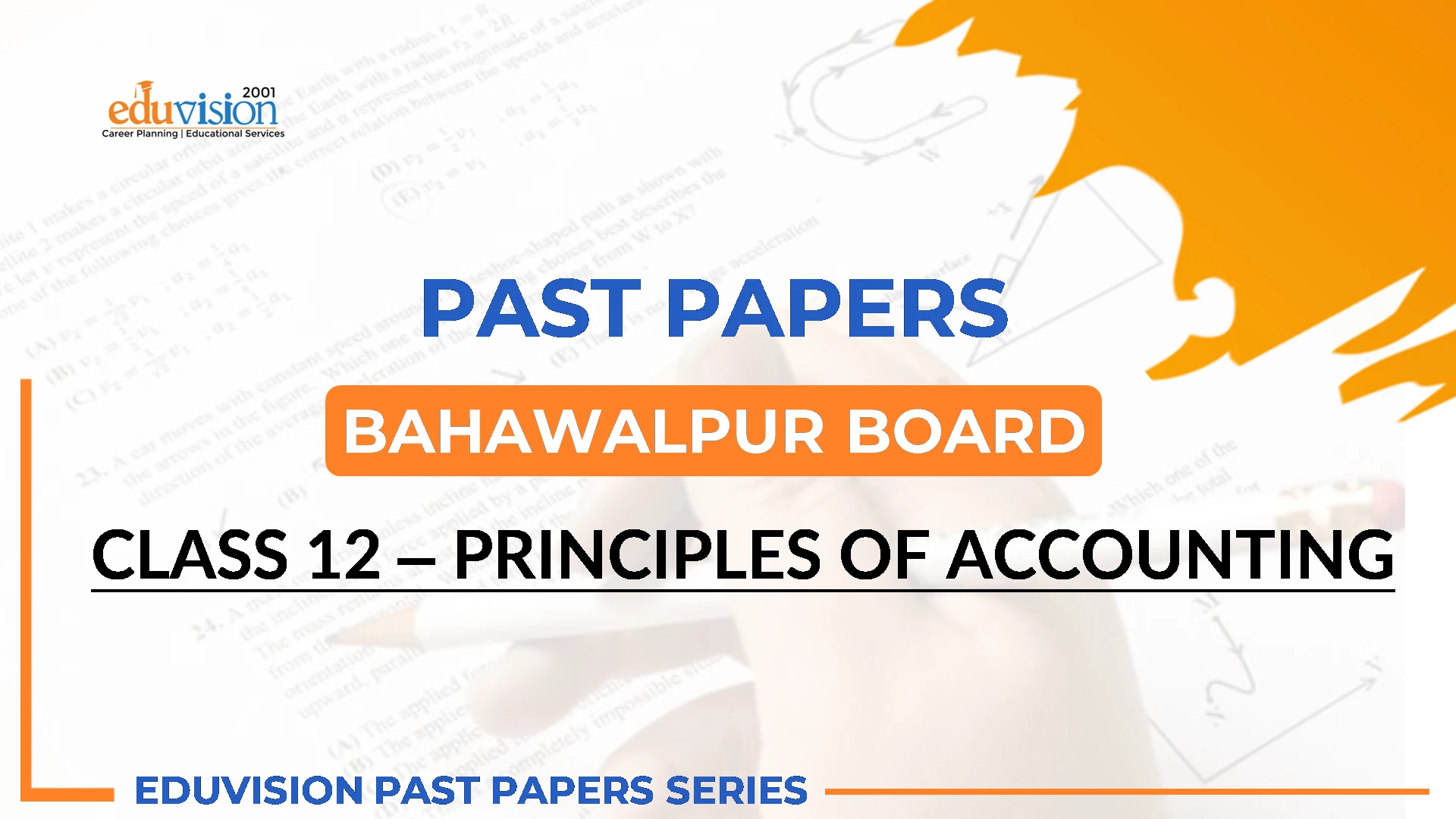 Principles of Accounting 2nd Year Bise Bahawalpur Past Papers 2024-2020