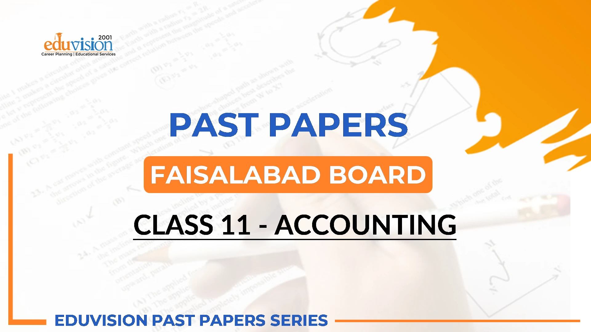 Accounting 1st Year Bise Faisalabad Past Papers 2024-2020