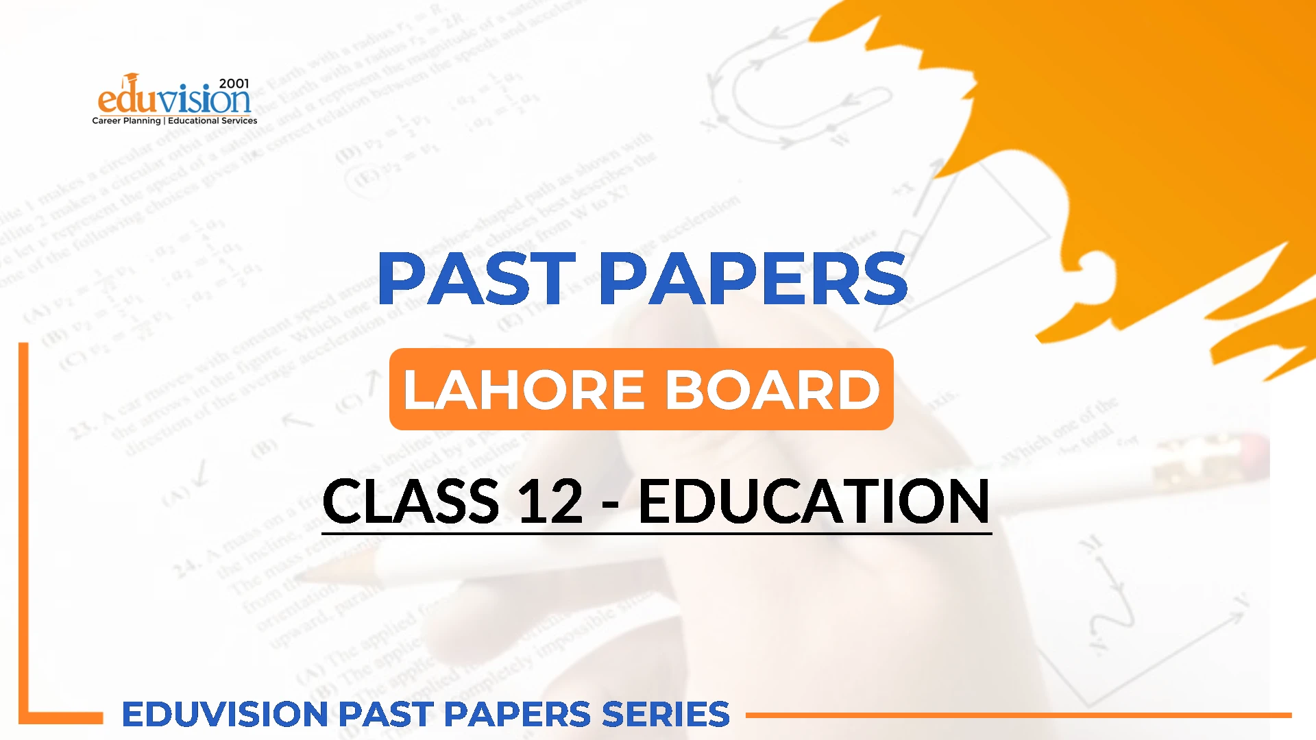 Education 2nd Year Bise Lahore Past Papers 2024-2020