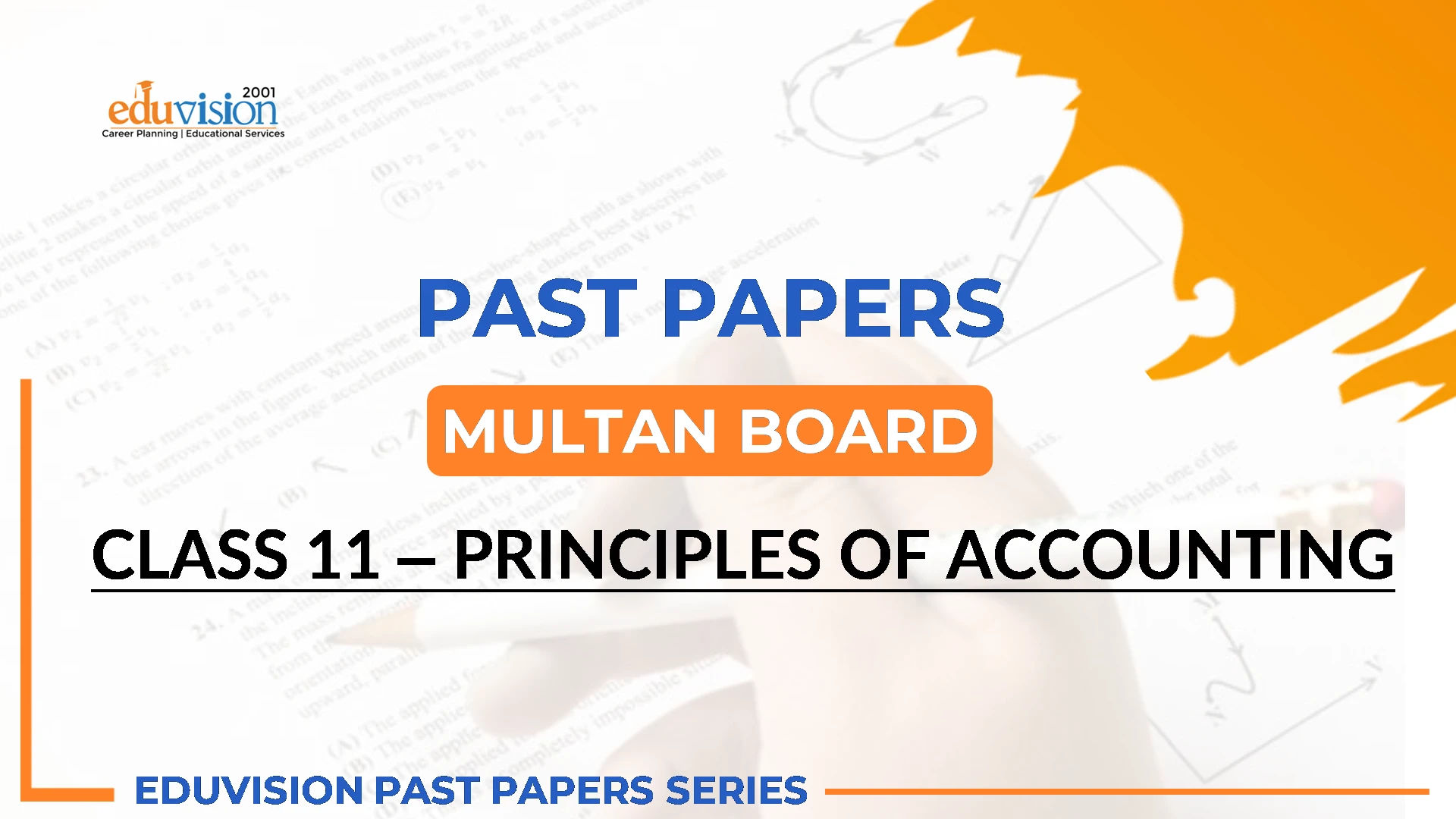 Principles of Accounting 1st Year Bise Multan Past Papers 2024-2020