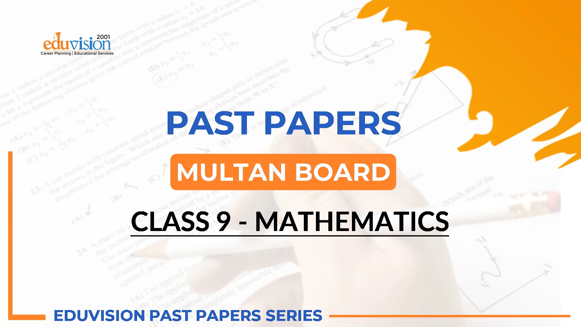 Math 9th Bise Multan Past Papers 2024-2020