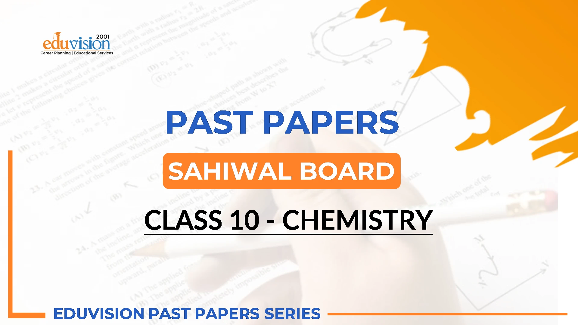 Chemistry 10th Bise Sahiwal Past Papers 2024-2020