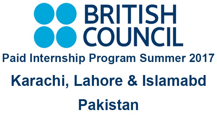 British Council Summer Internship Pakistan